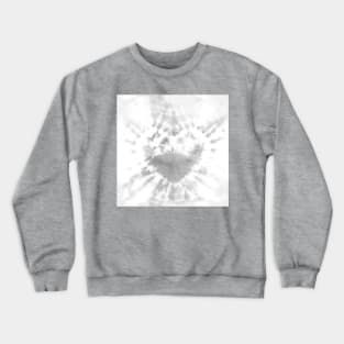 Tie-Dye Gray Heart Crewneck Sweatshirt